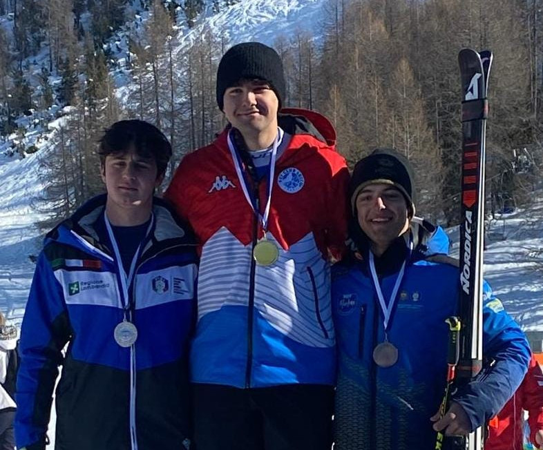 Riccardo Mariuzzo primo e Raffaele Monaco secondo Super G (1)