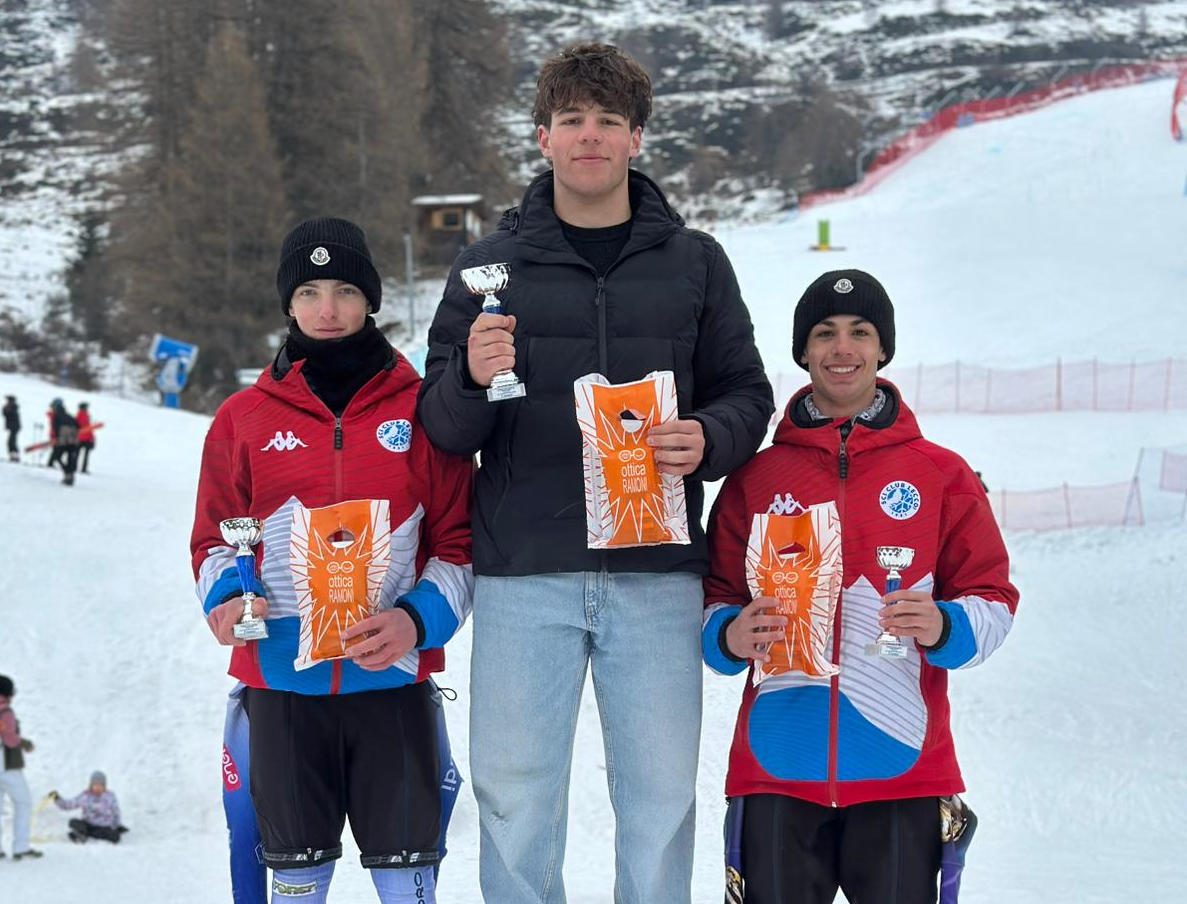 Leo Lampugnani secondo (dx) e Tommaso Vistali terzo (sx)